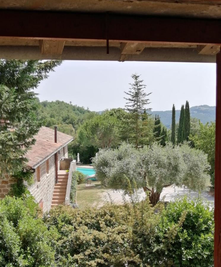 Villa La Brocca Di Valdichiascio à Gubbio Extérieur photo