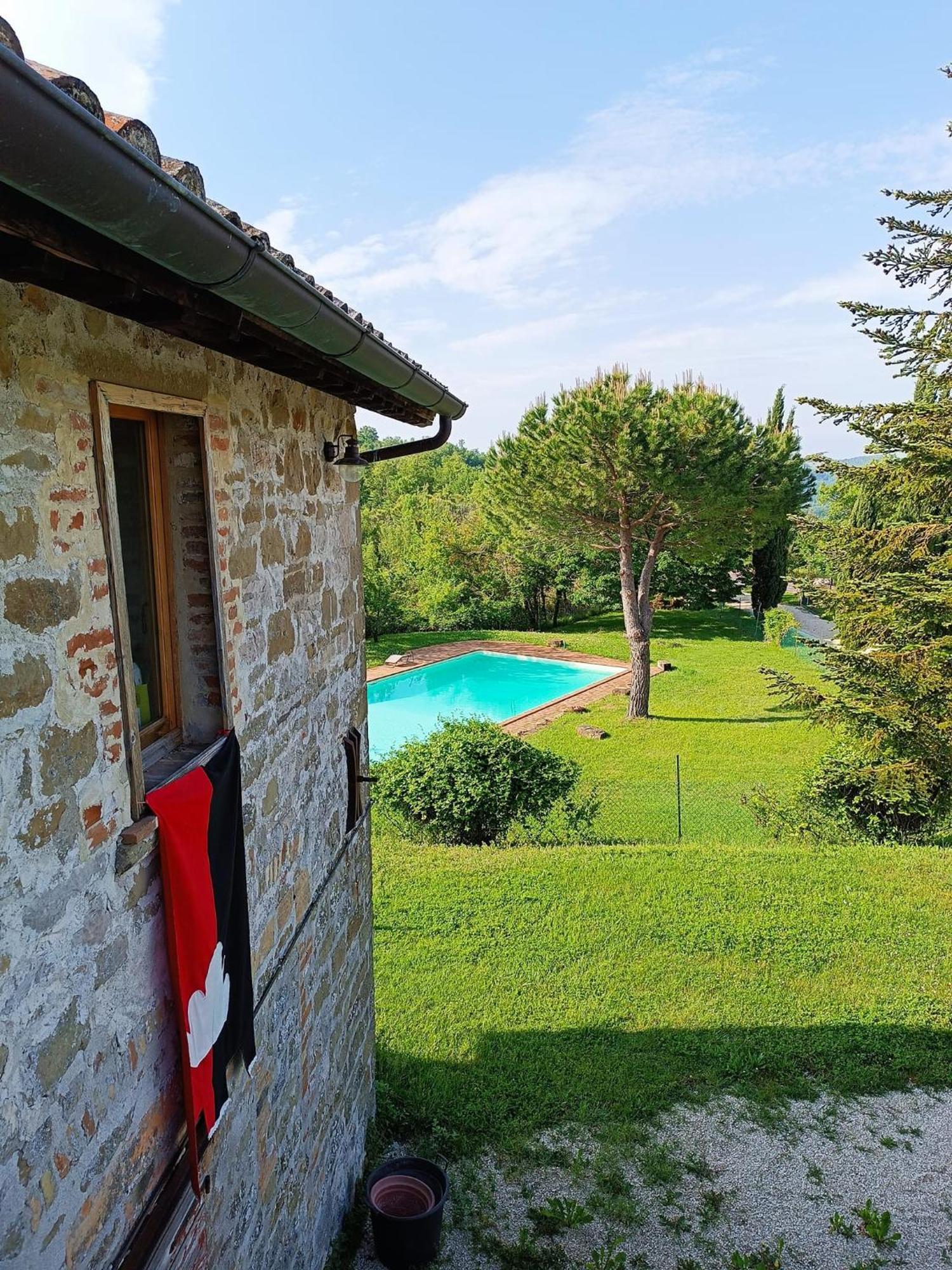 Villa La Brocca Di Valdichiascio à Gubbio Extérieur photo