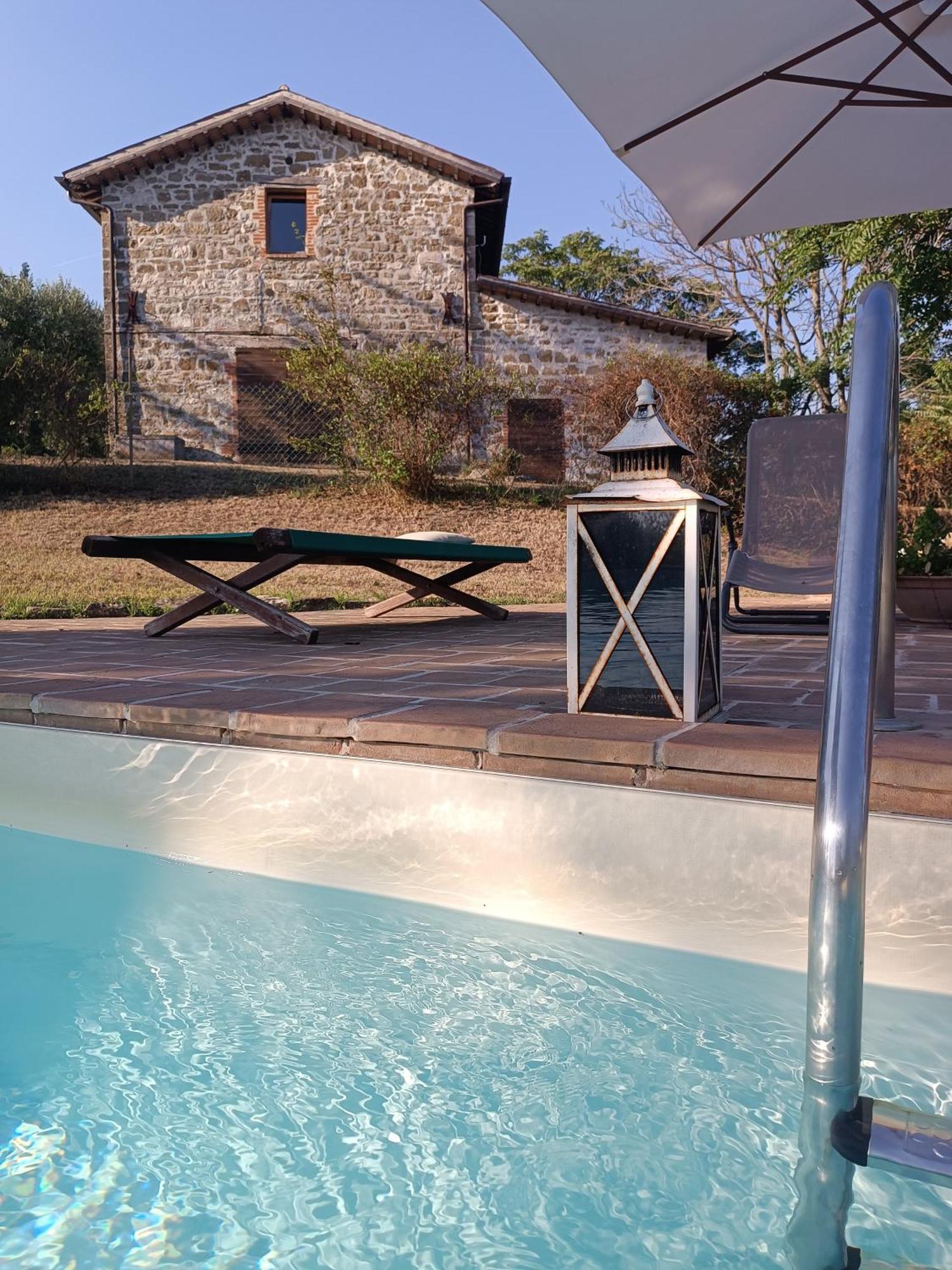 Villa La Brocca Di Valdichiascio à Gubbio Extérieur photo