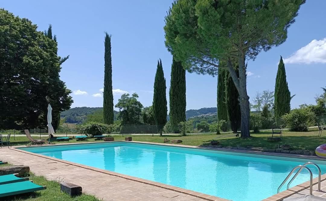 Villa La Brocca Di Valdichiascio à Gubbio Extérieur photo
