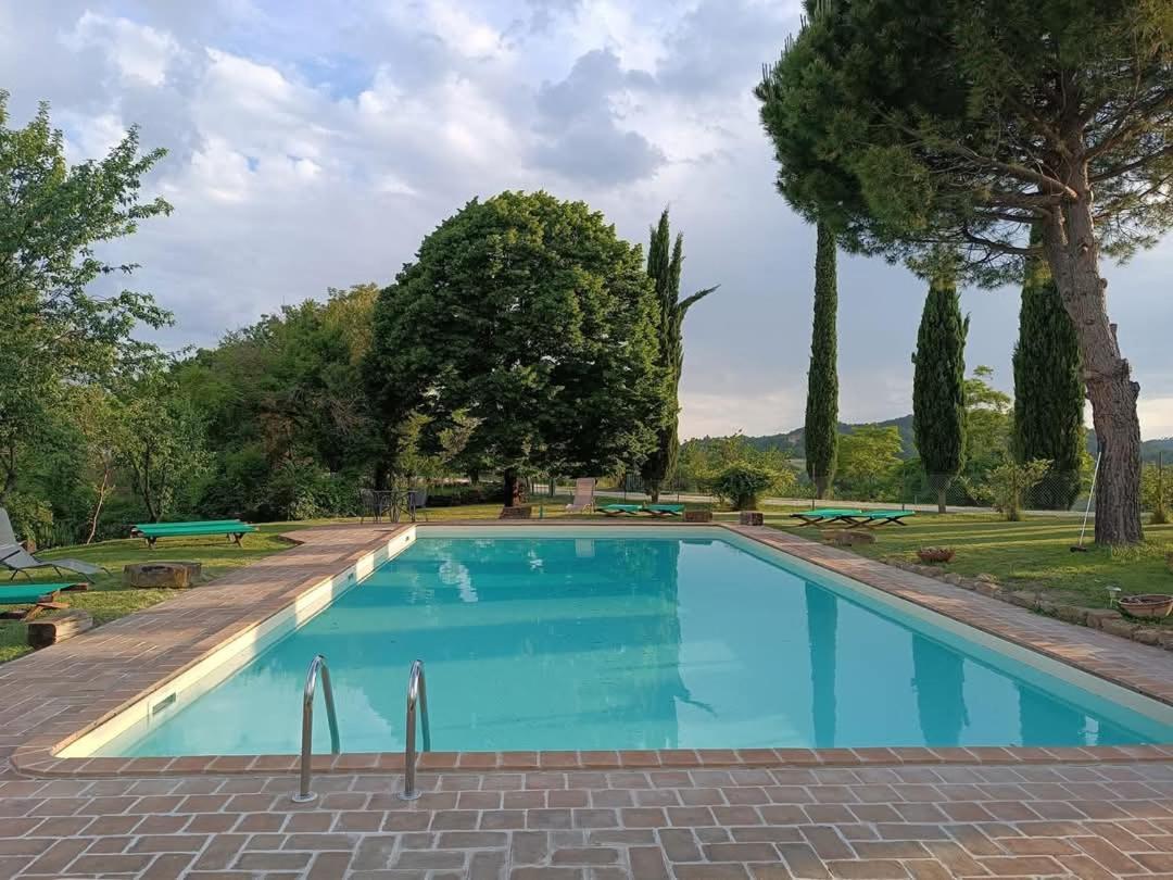 Villa La Brocca Di Valdichiascio à Gubbio Extérieur photo
